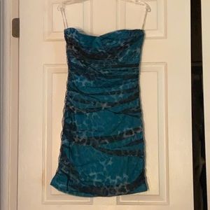 Blue party dress